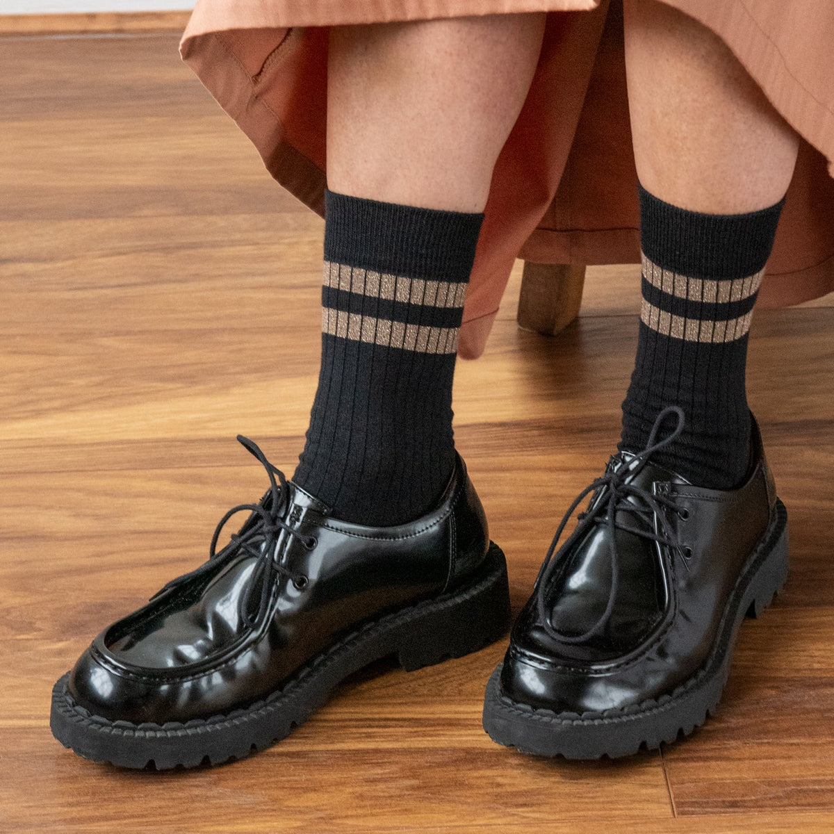 Luxe Cotton Ribbed Socks  - Raf and Grace