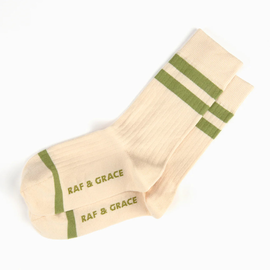 Luxe Cotton Ribbed Socks  - Raf and Grace