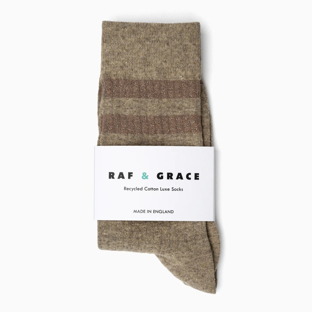 Luxe Cotton Ribbed Socks  - Raf and Grace