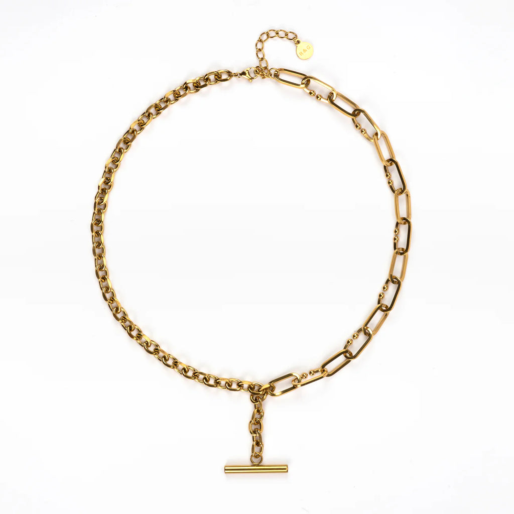 Claudia T Bar Necklace - Raf and Grace