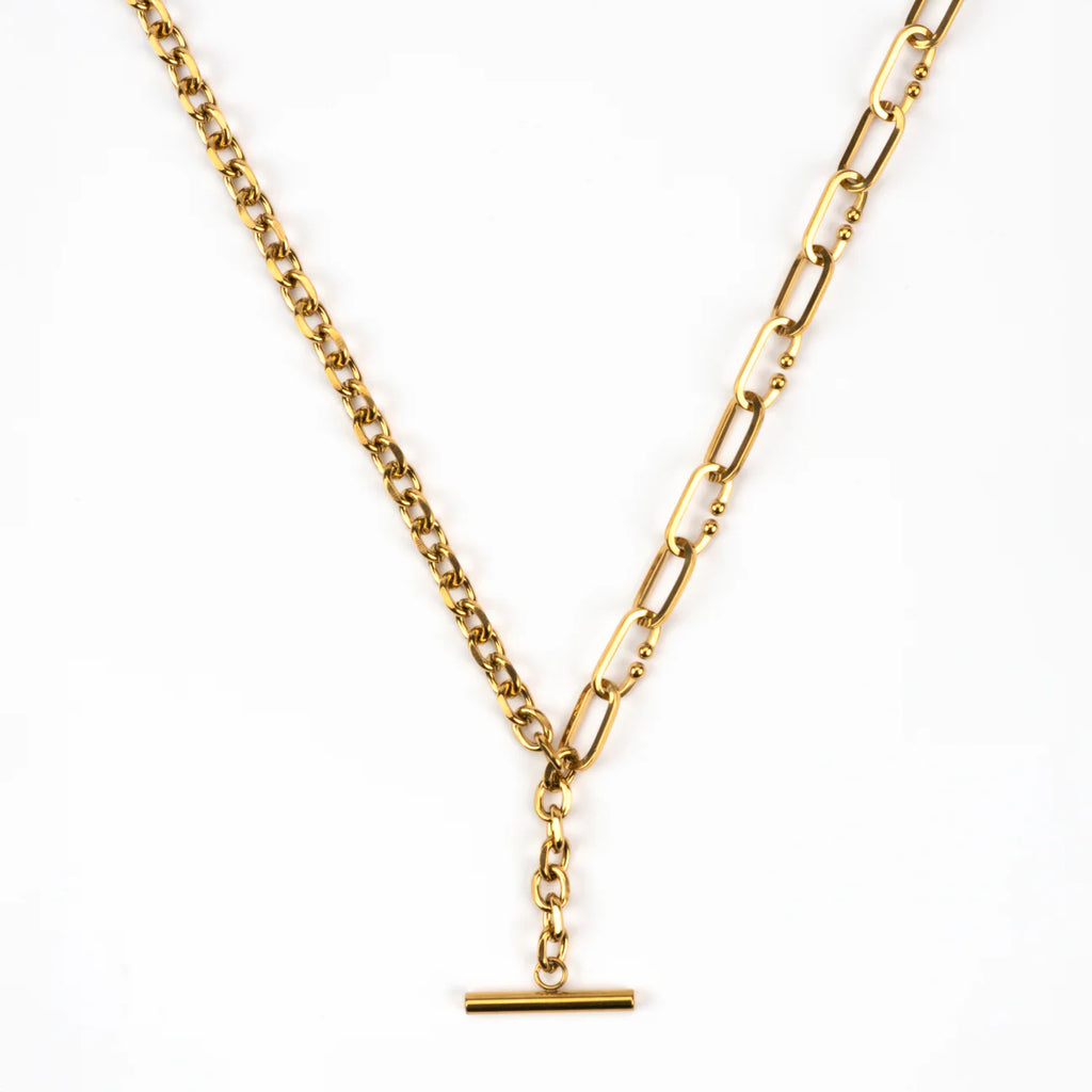 Claudia T Bar Necklace - Raf and Grace