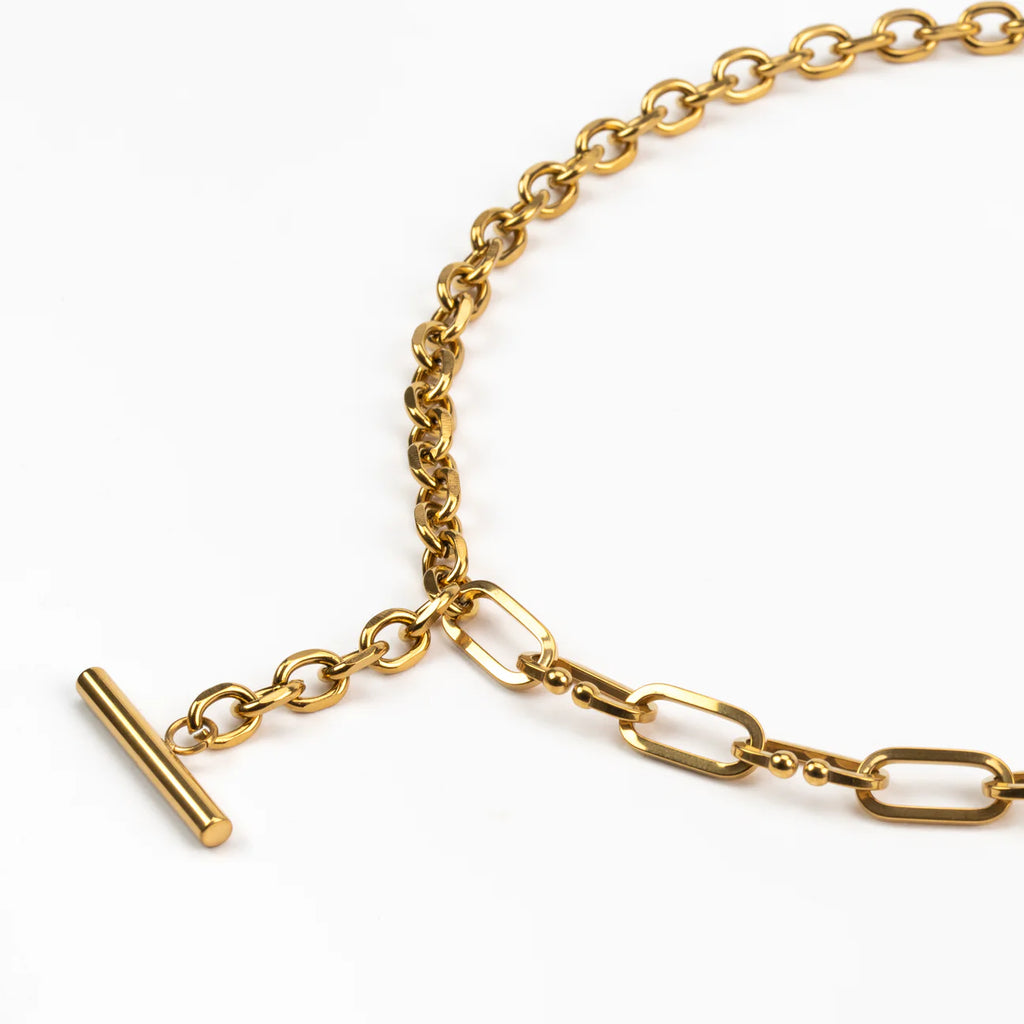 Claudia T Bar Necklace - Raf and Grace