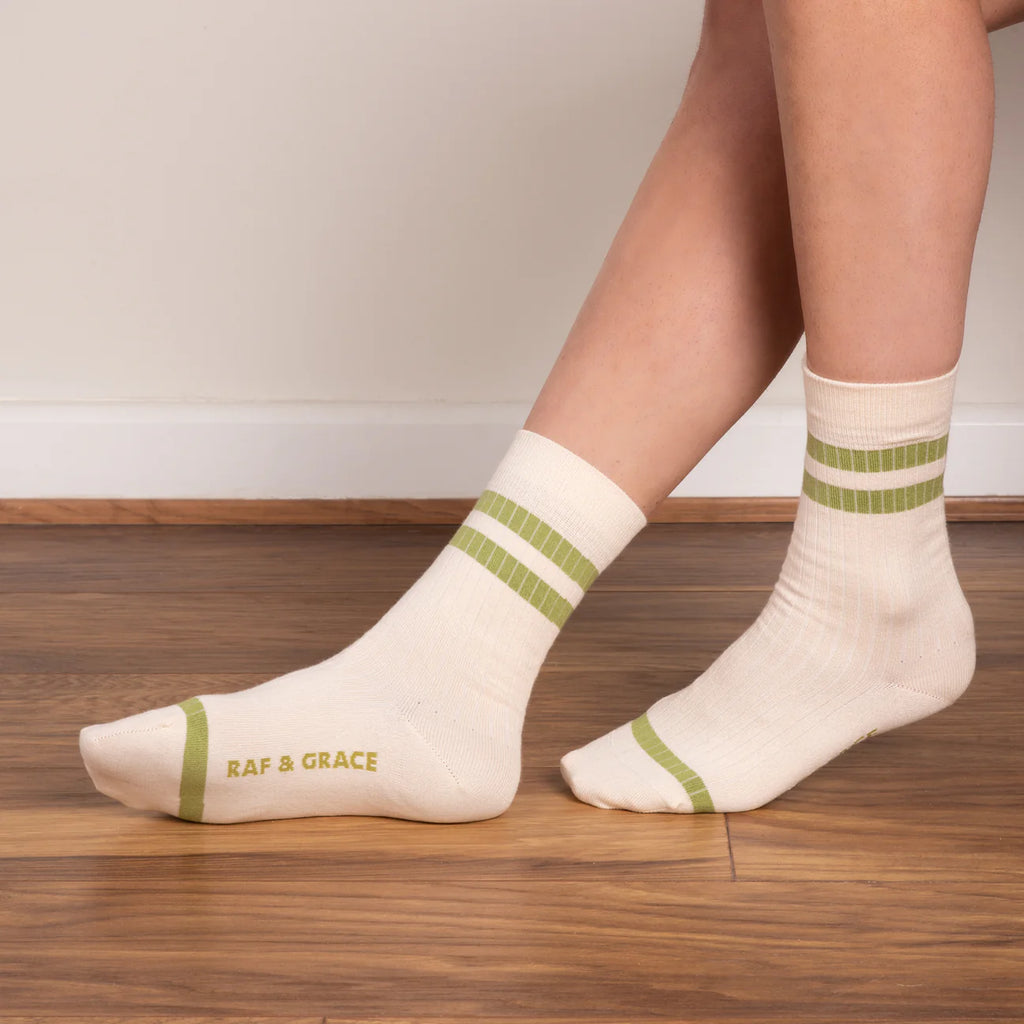 Luxe Cotton Ribbed Socks  - Raf and Grace