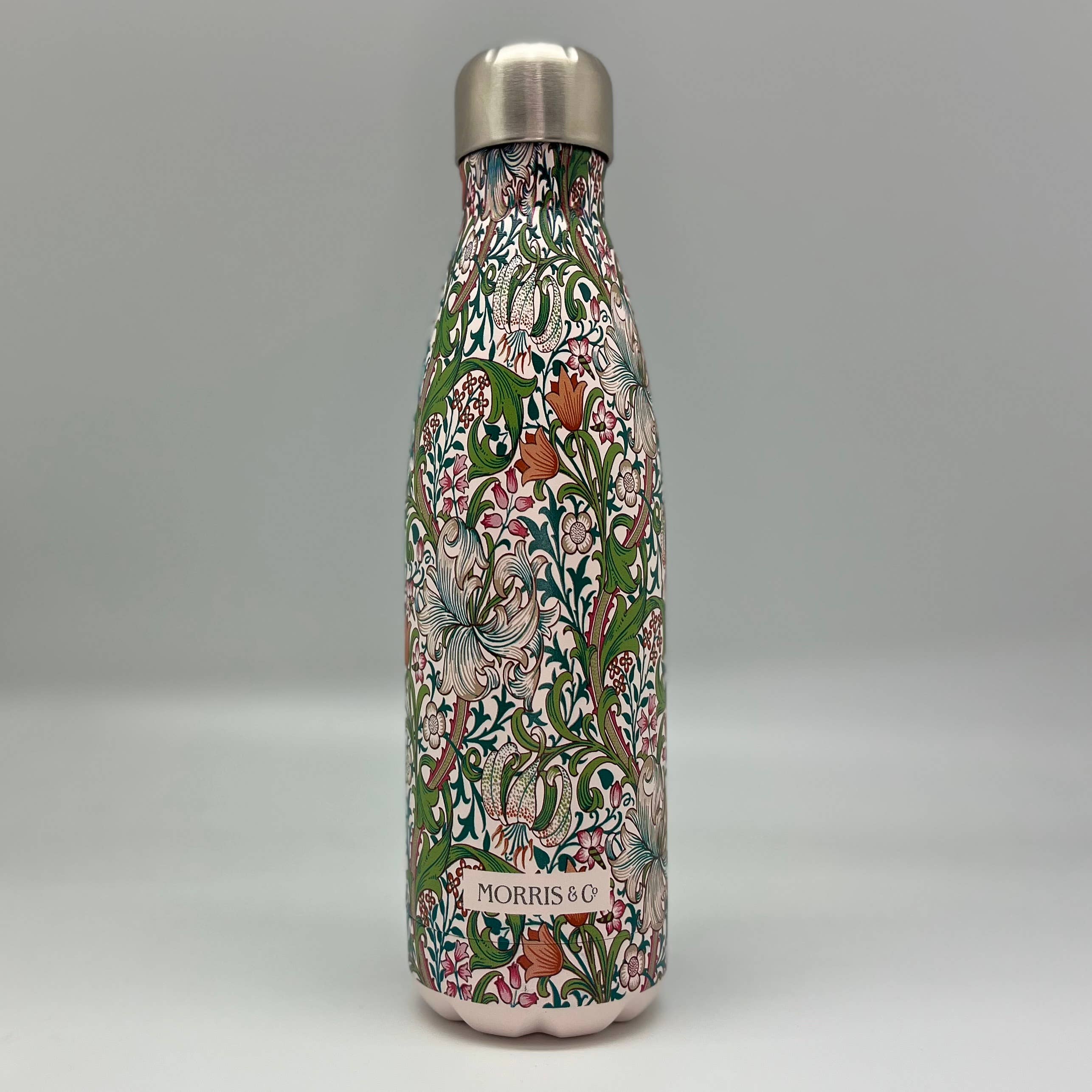 William Morris Insulated Water Bottle Gift Reuse Eco