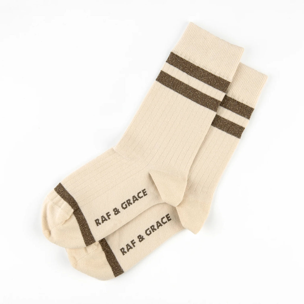 Luxe Cotton Ribbed Socks  - Raf and Grace