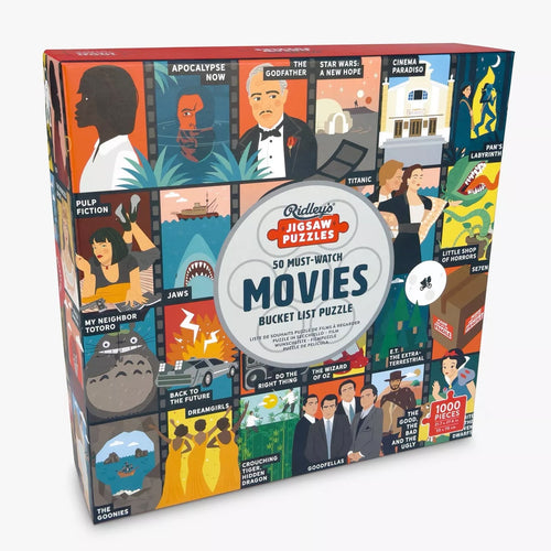 50 Must-Watch Movies Bucket List - Puzzle