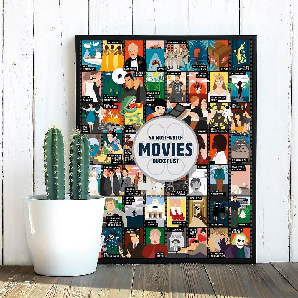 50 Must-Watch Movies Bucket List - Puzzle
