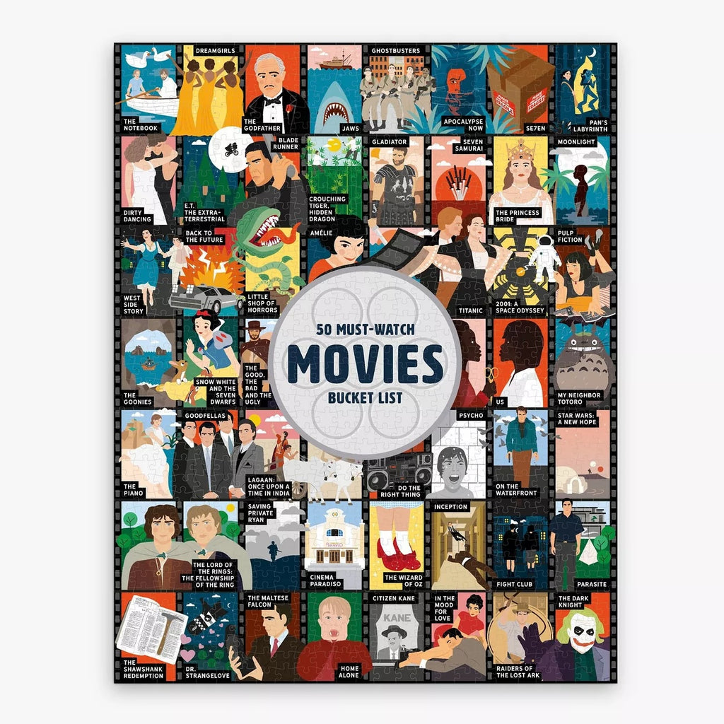 50 Must-Watch Movies Bucket List - Puzzle