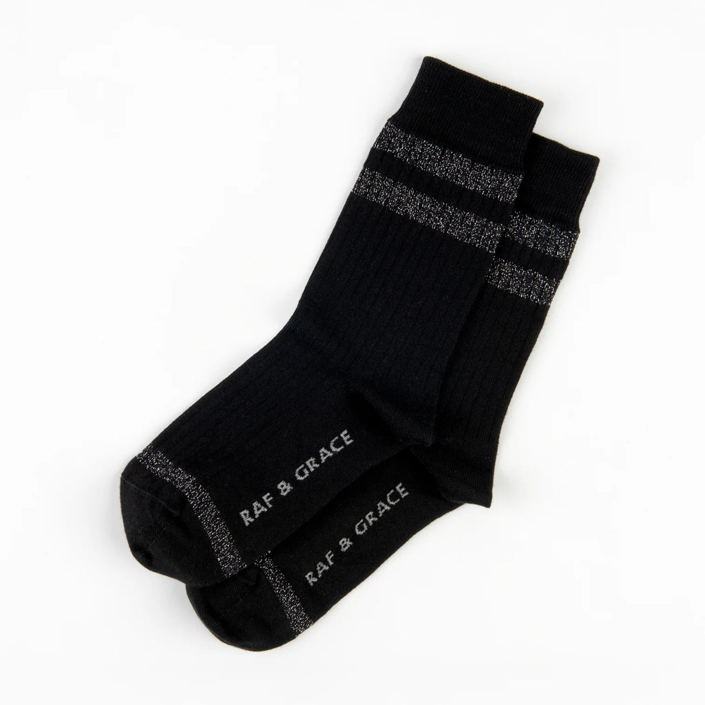 Luxe Cotton Ribbed Socks  - Raf and Grace