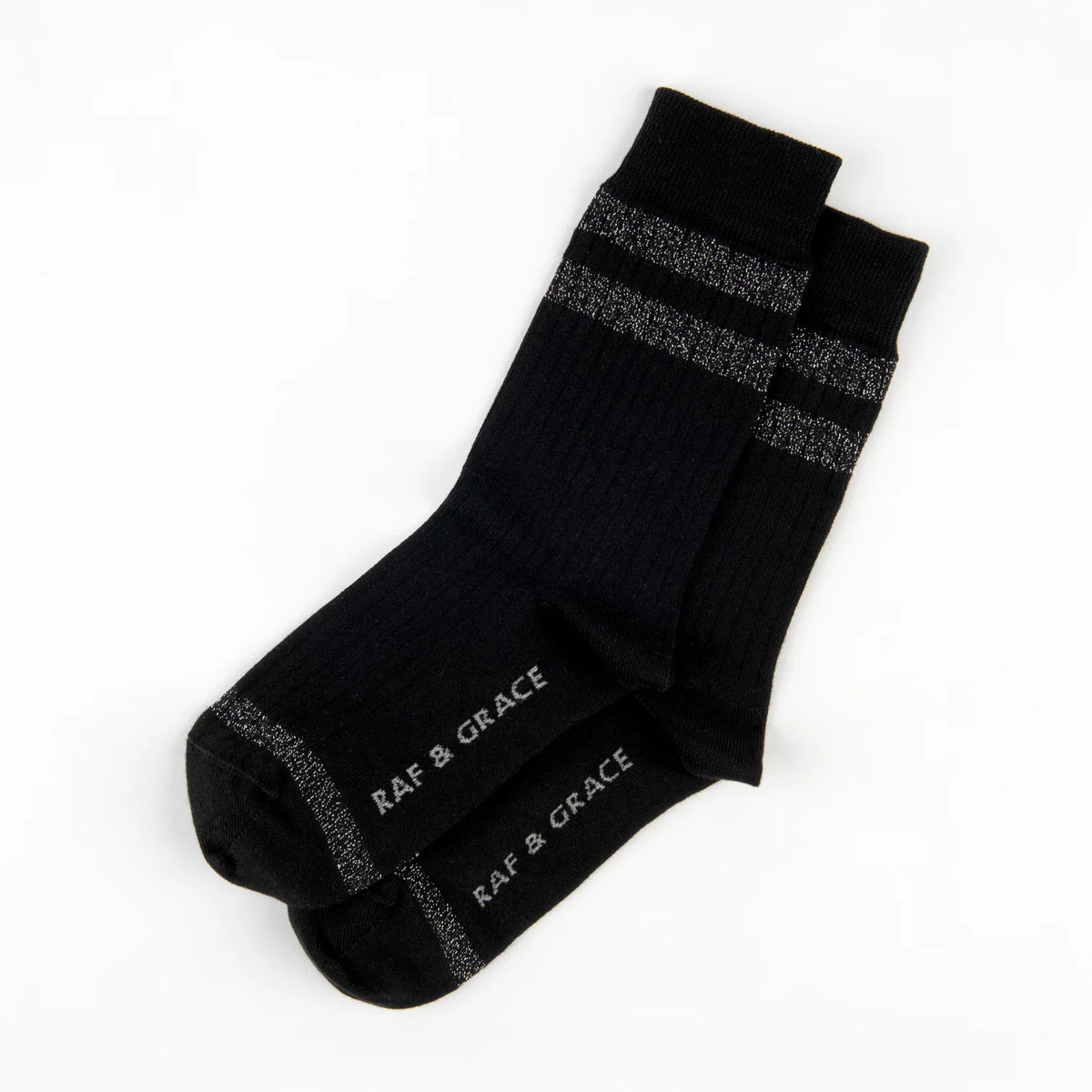 Luxe Cotton Ribbed Socks  - Raf and Grace