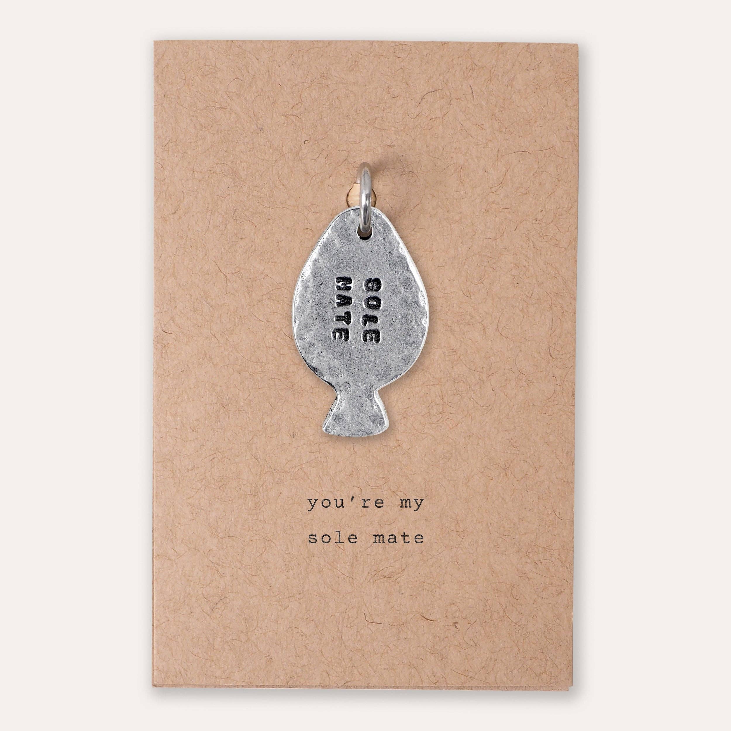'Sole Mate' Fish Keyring Charm