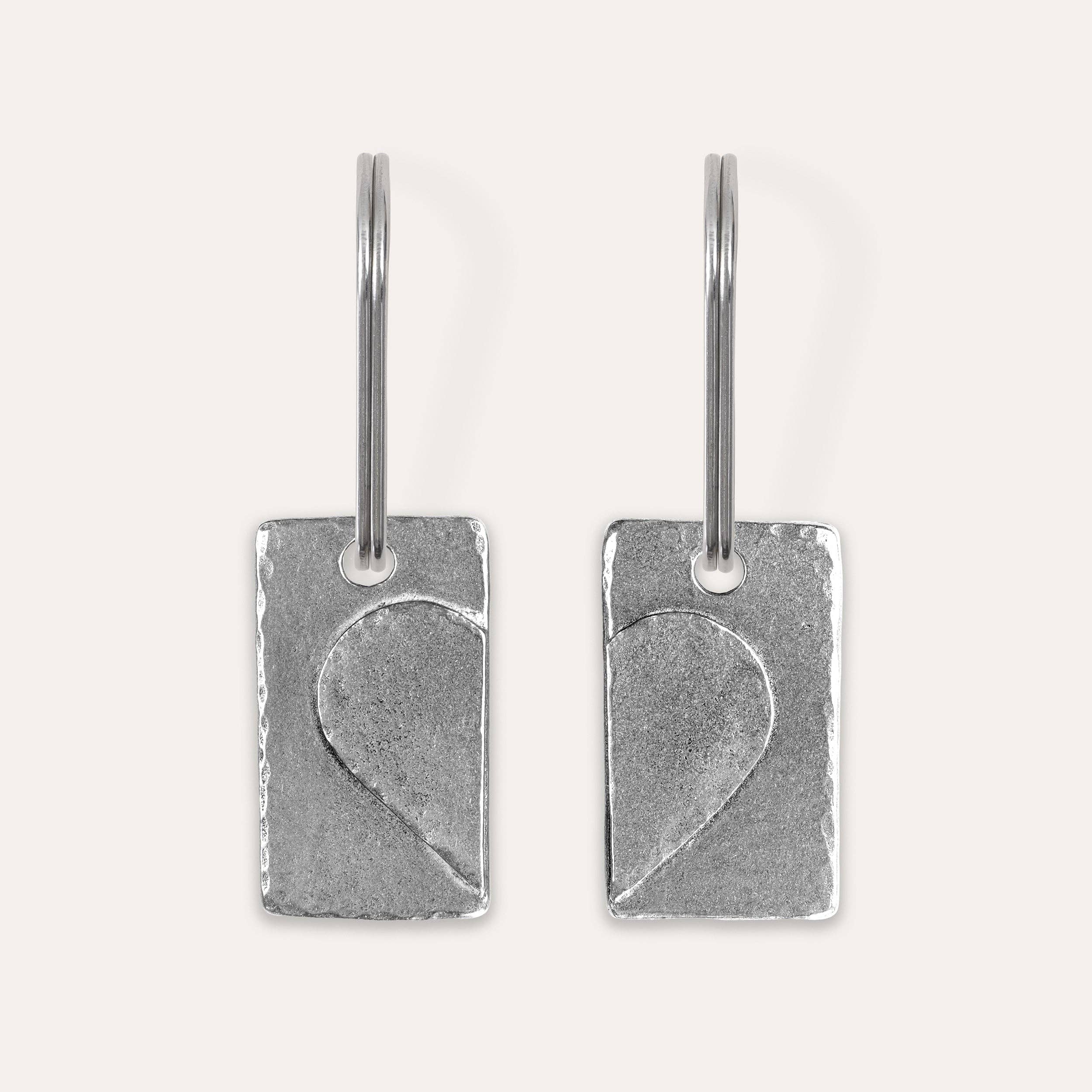 'Better Together' Heart Keyring Set