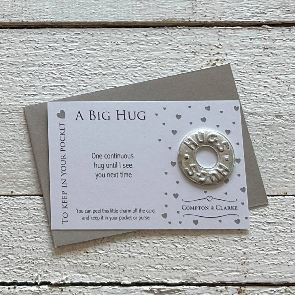 Continuous Hug Carded Pocket Charm