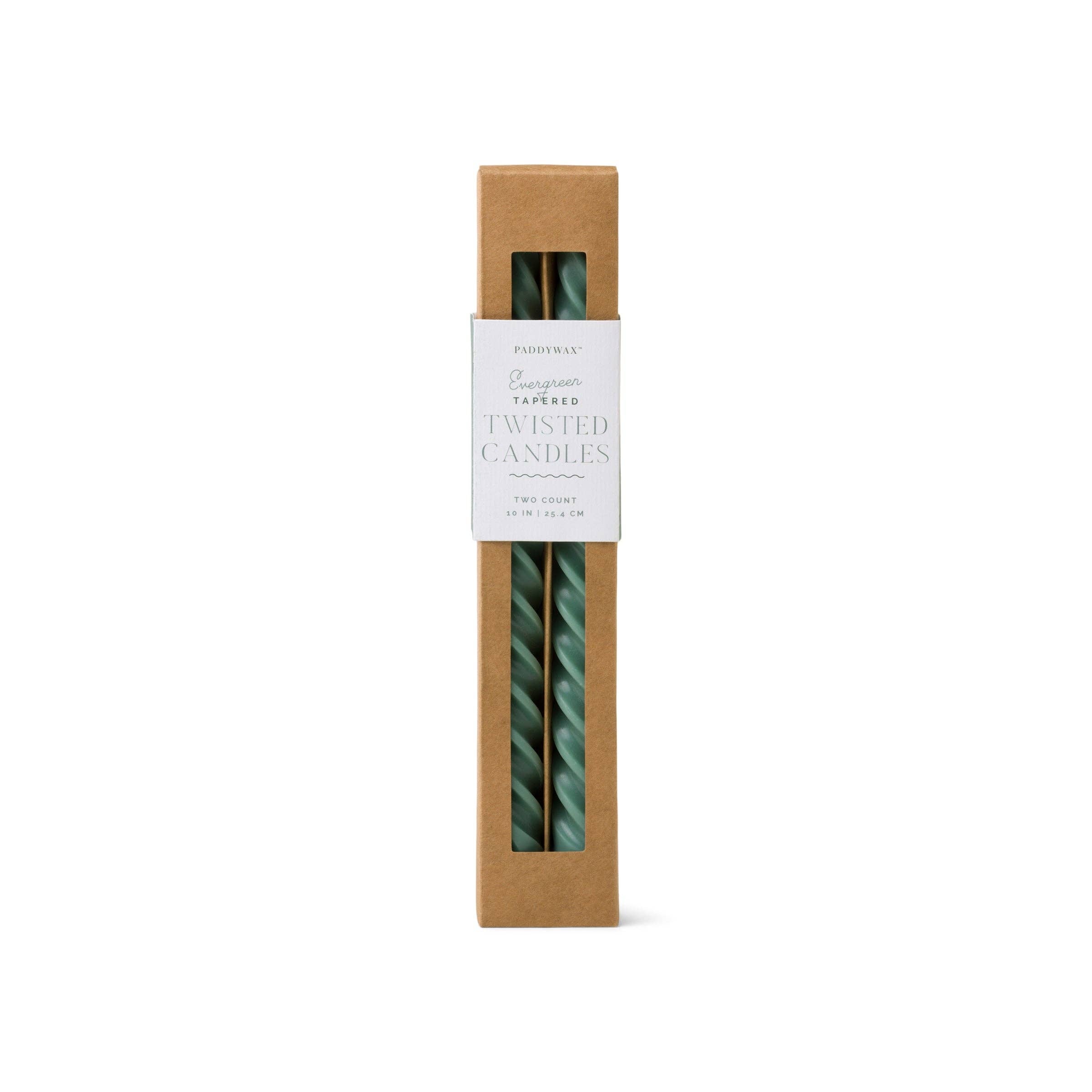 Twisted Taper Candles (2pk)
