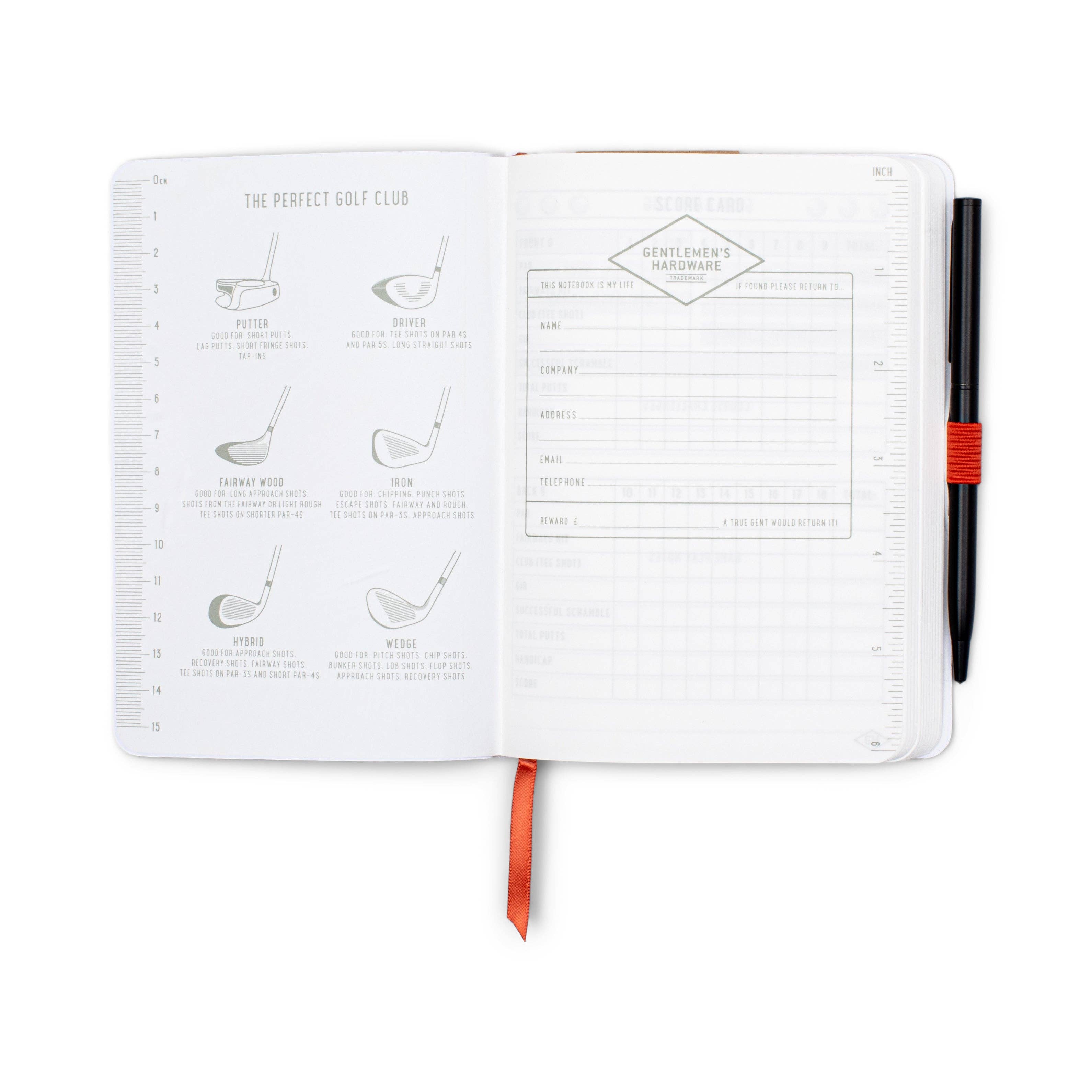 Waterproof Golf Notebook