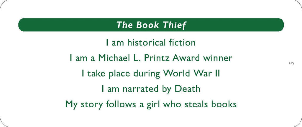 What Book Am I? - Guessing Game