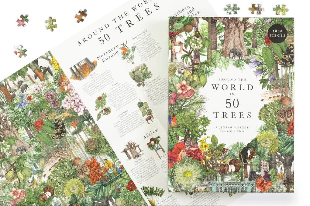 Around the World in 50 Trees by Jonathan Drori (Jigsaw)