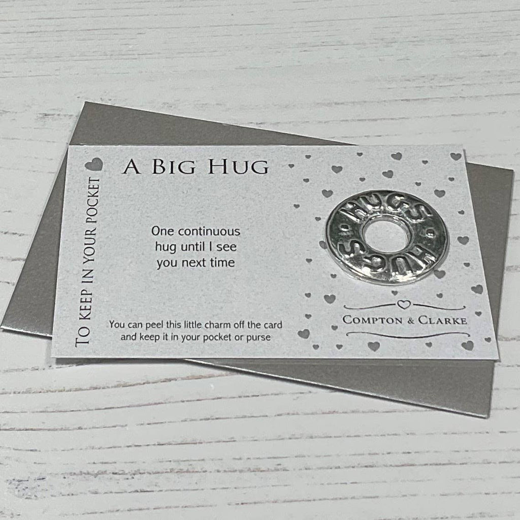 Continuous Hug Carded Pocket Charm