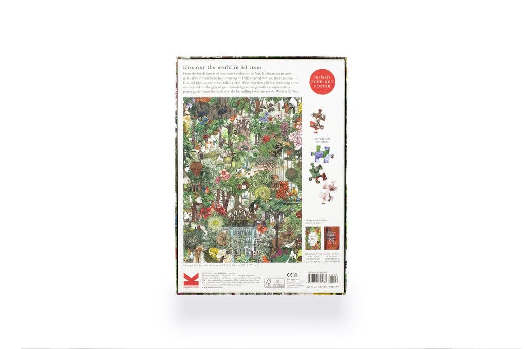 Around the World in 50 Trees by Jonathan Drori (Jigsaw)