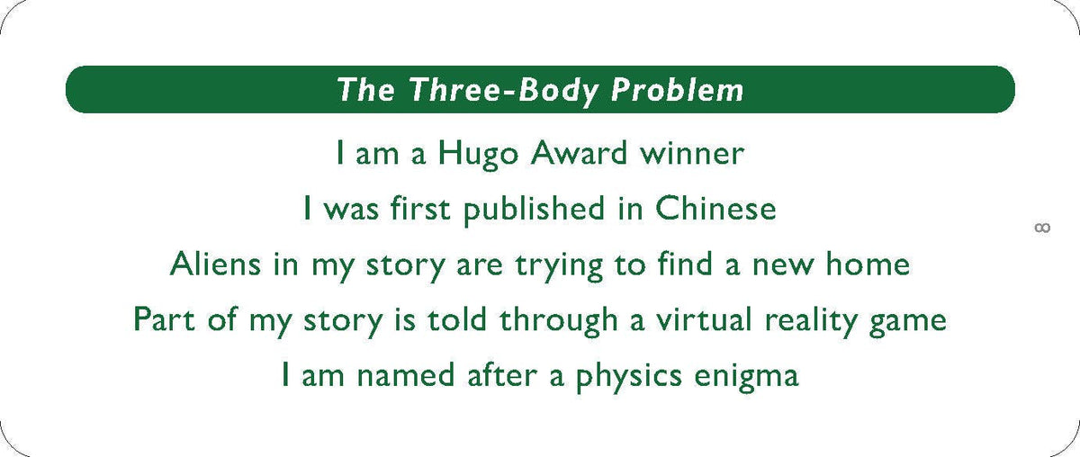What Book Am I? - Guessing Game