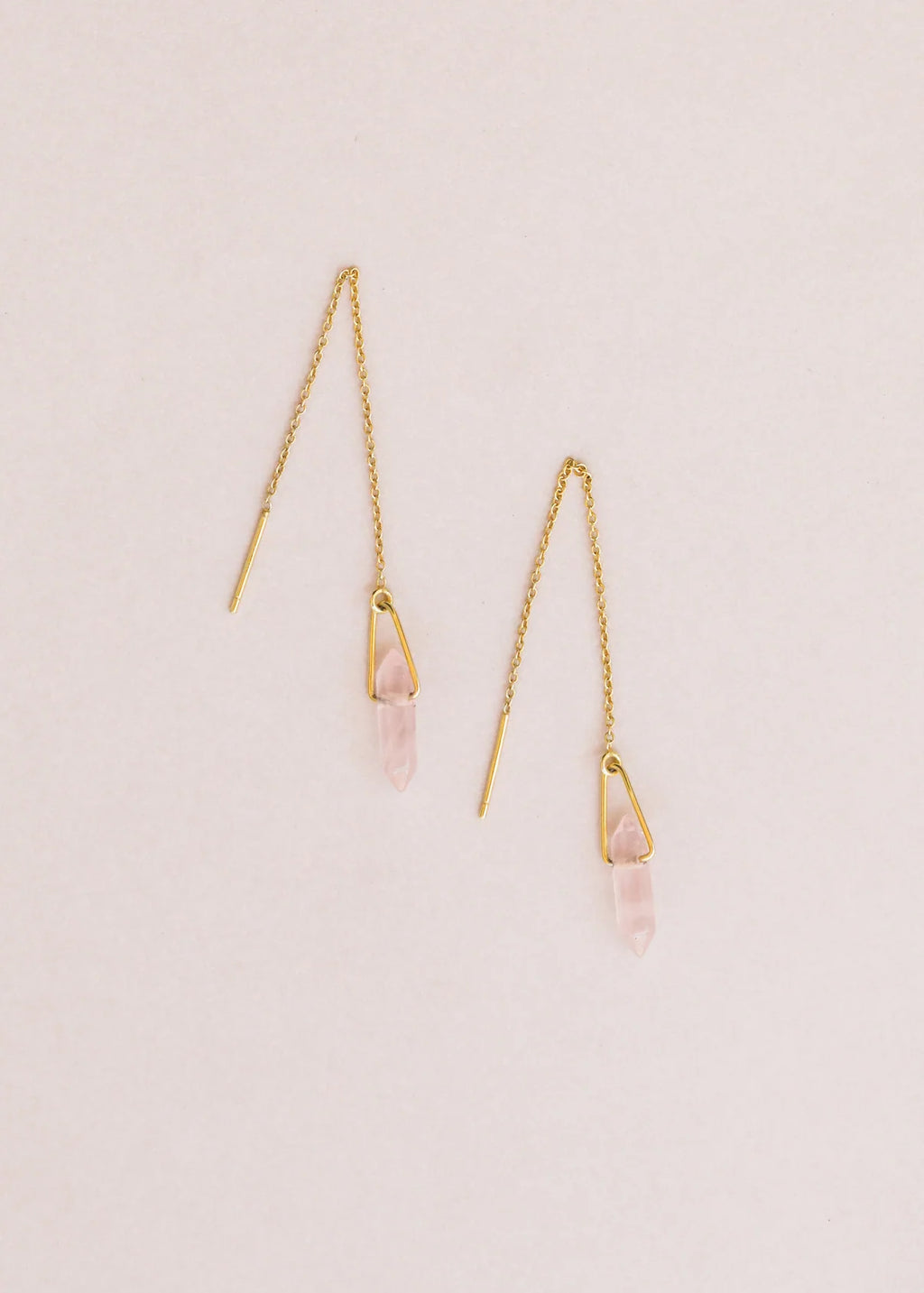 Gemstone Threader Earrings