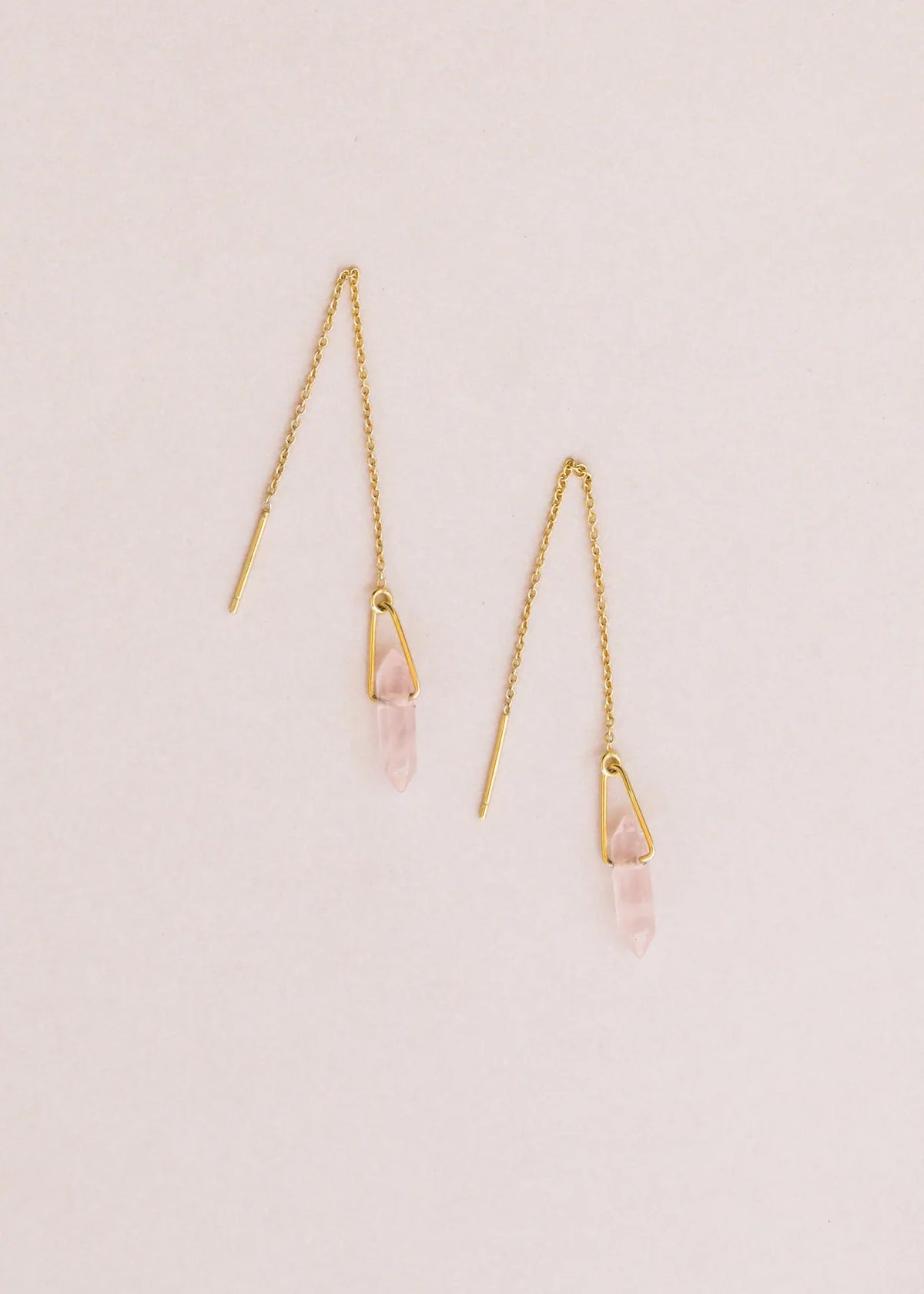 Gemstone Threader Earrings