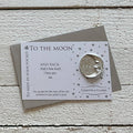 Moon & Back Carded Pocket Charm