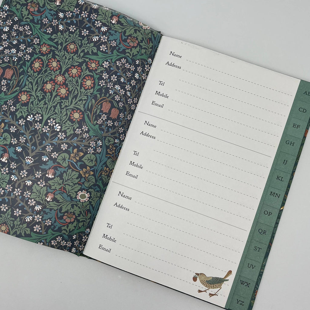 William Morris - Birthday & Address Book