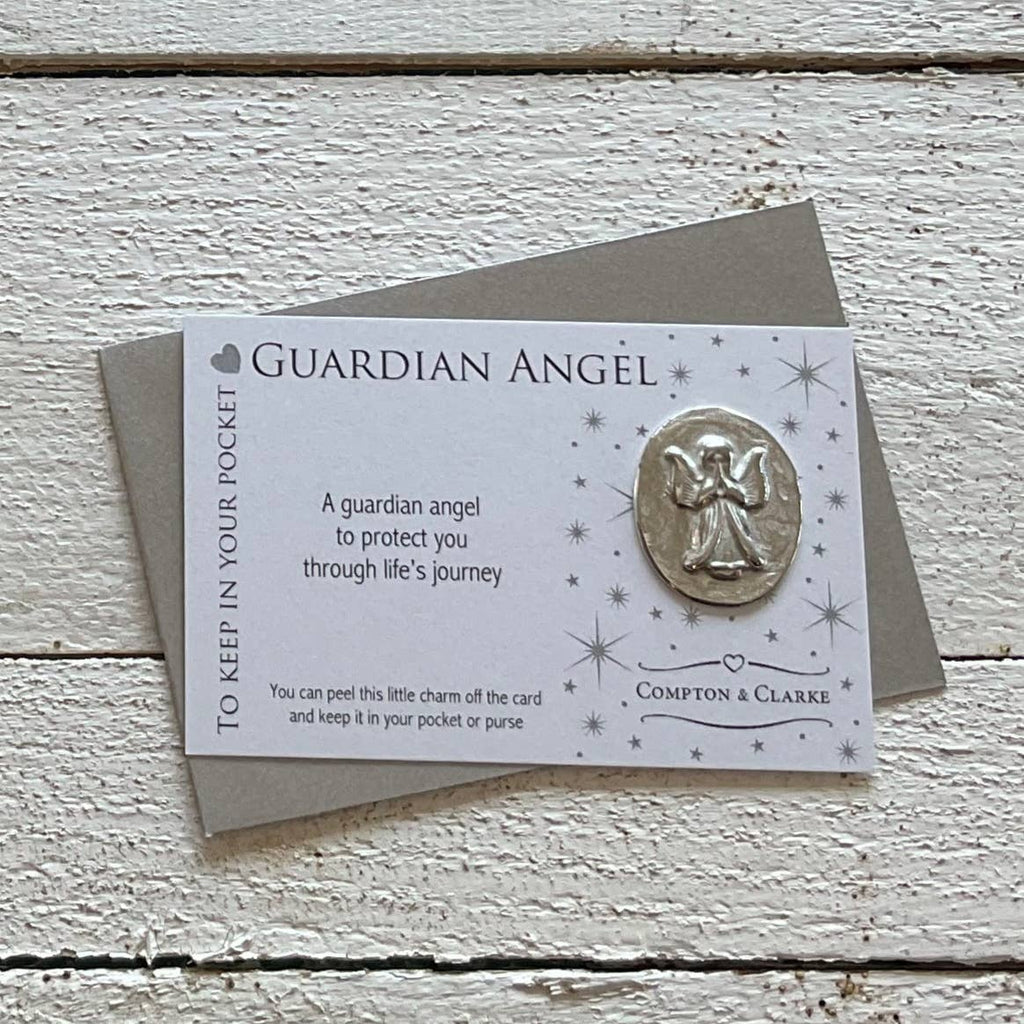 Guardian Angel Carded Pocket Charm