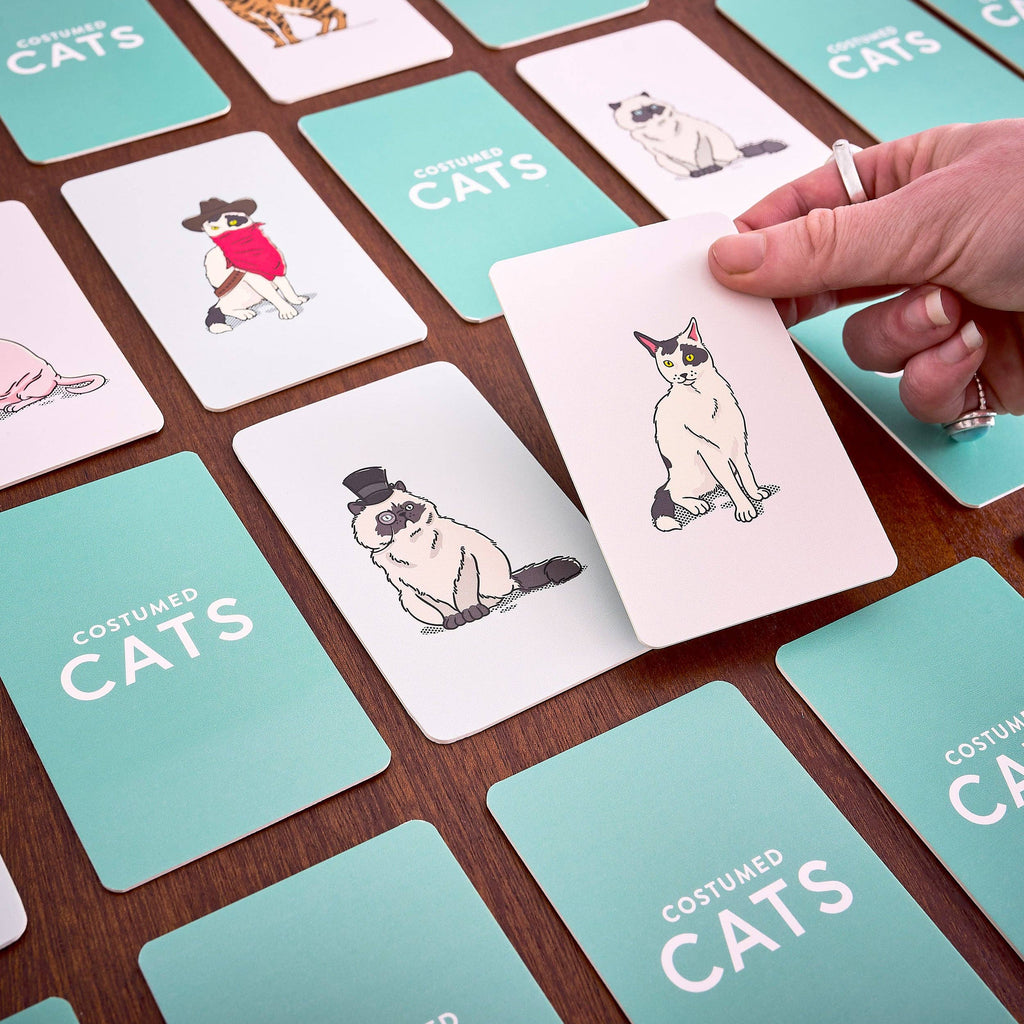 Costumed Cats Memory Game