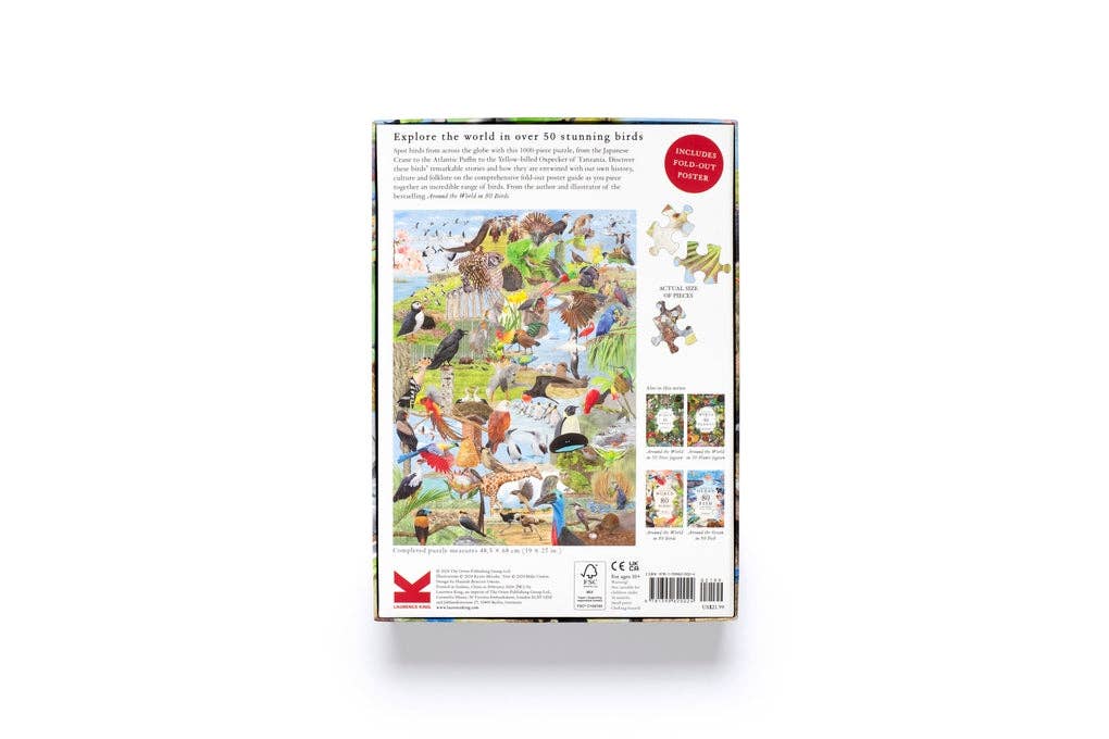 Around the World in 50 Birds - Jigsaw