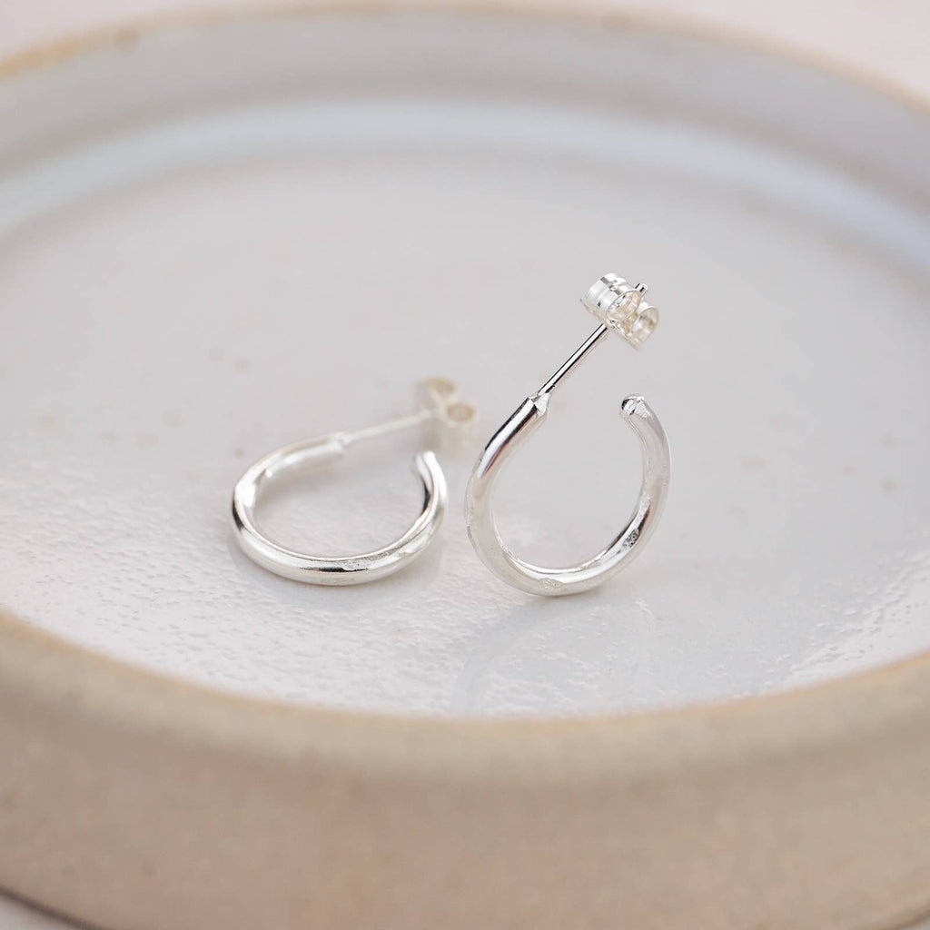 Sterling Silver Hoop Earrings - Mini