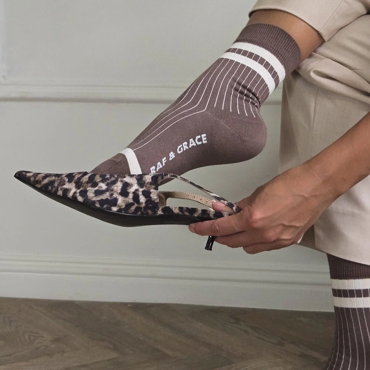 Luxe Cotton Ribbed Socks  - Raf and Grace