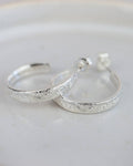 Sterling Silver Everyday Lace Hoops