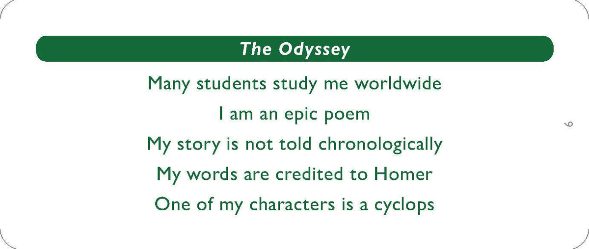 What Book Am I? - Guessing Game