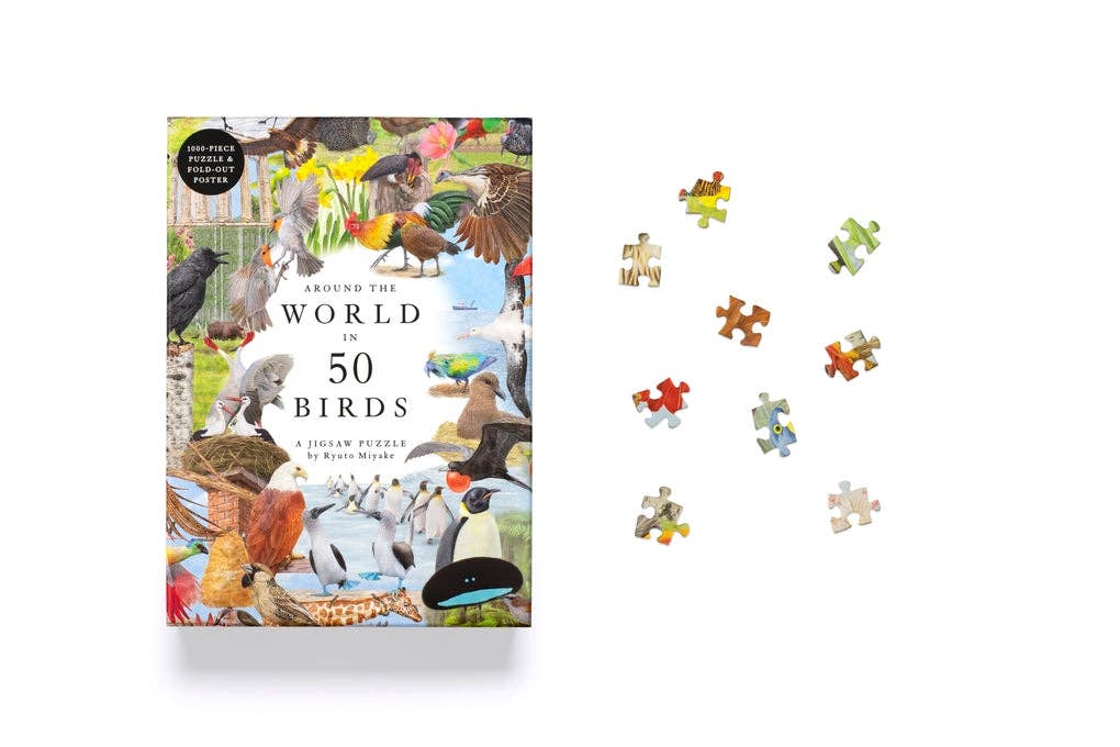 Around the World in 50 Birds - Jigsaw