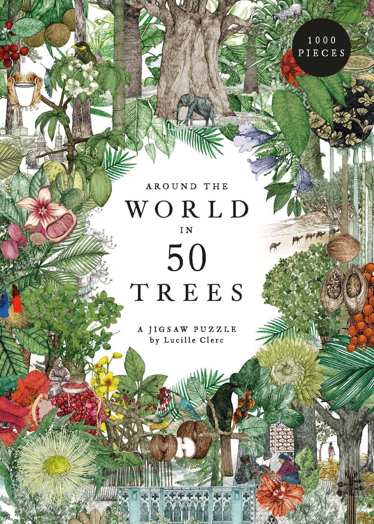 Around the World in 50 Trees by Jonathan Drori (Jigsaw)