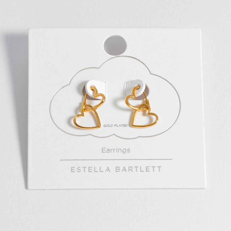 Heart Hoop Earrings