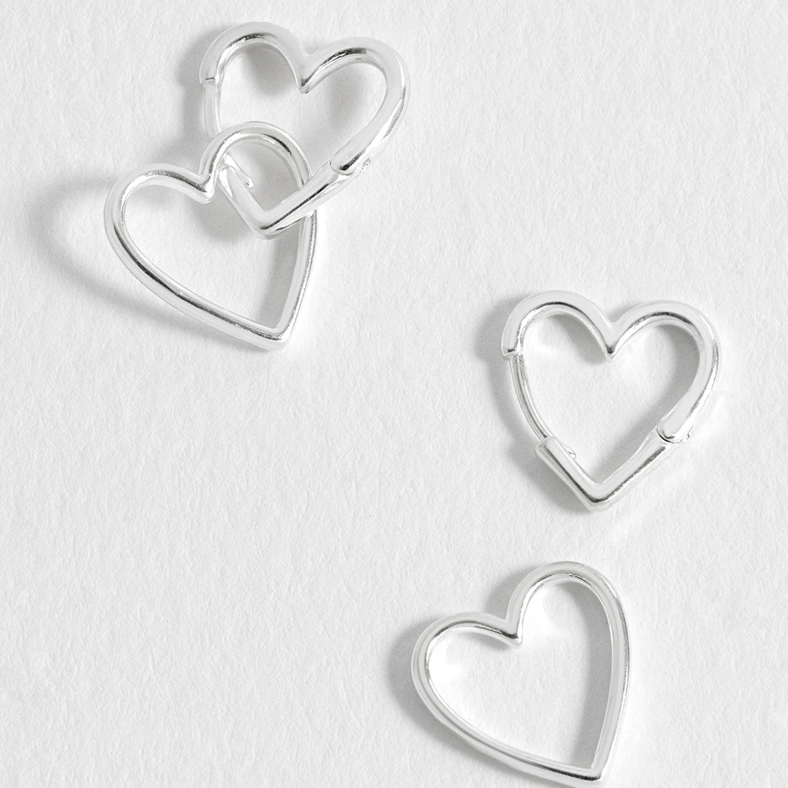 Heart Hoop Earrings
