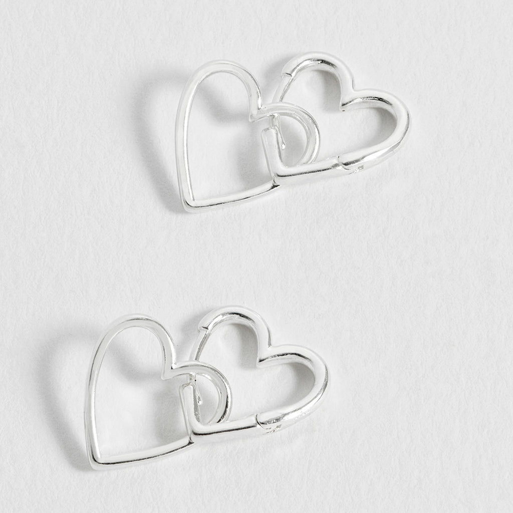 Heart Hoop Earrings