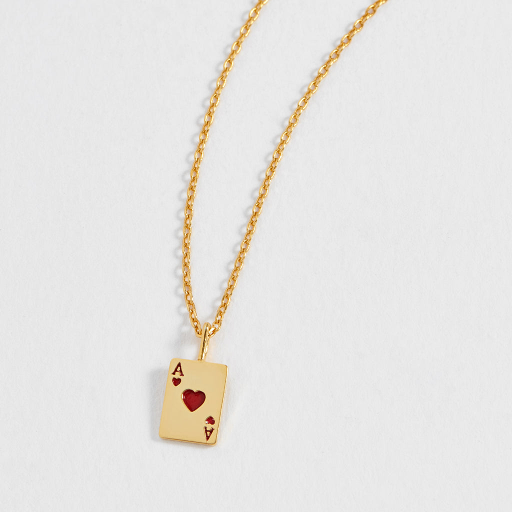 Ace of Hearts Necklace