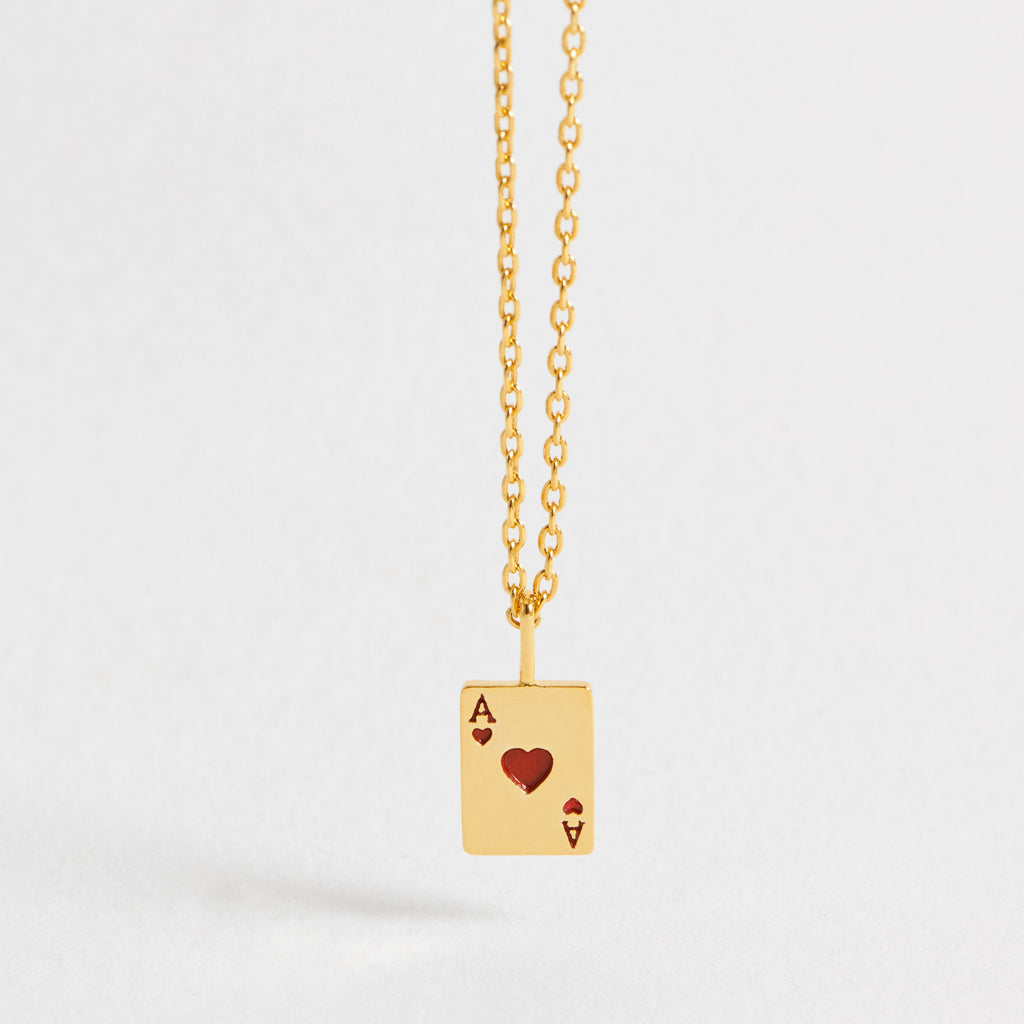 Ace of Hearts Necklace