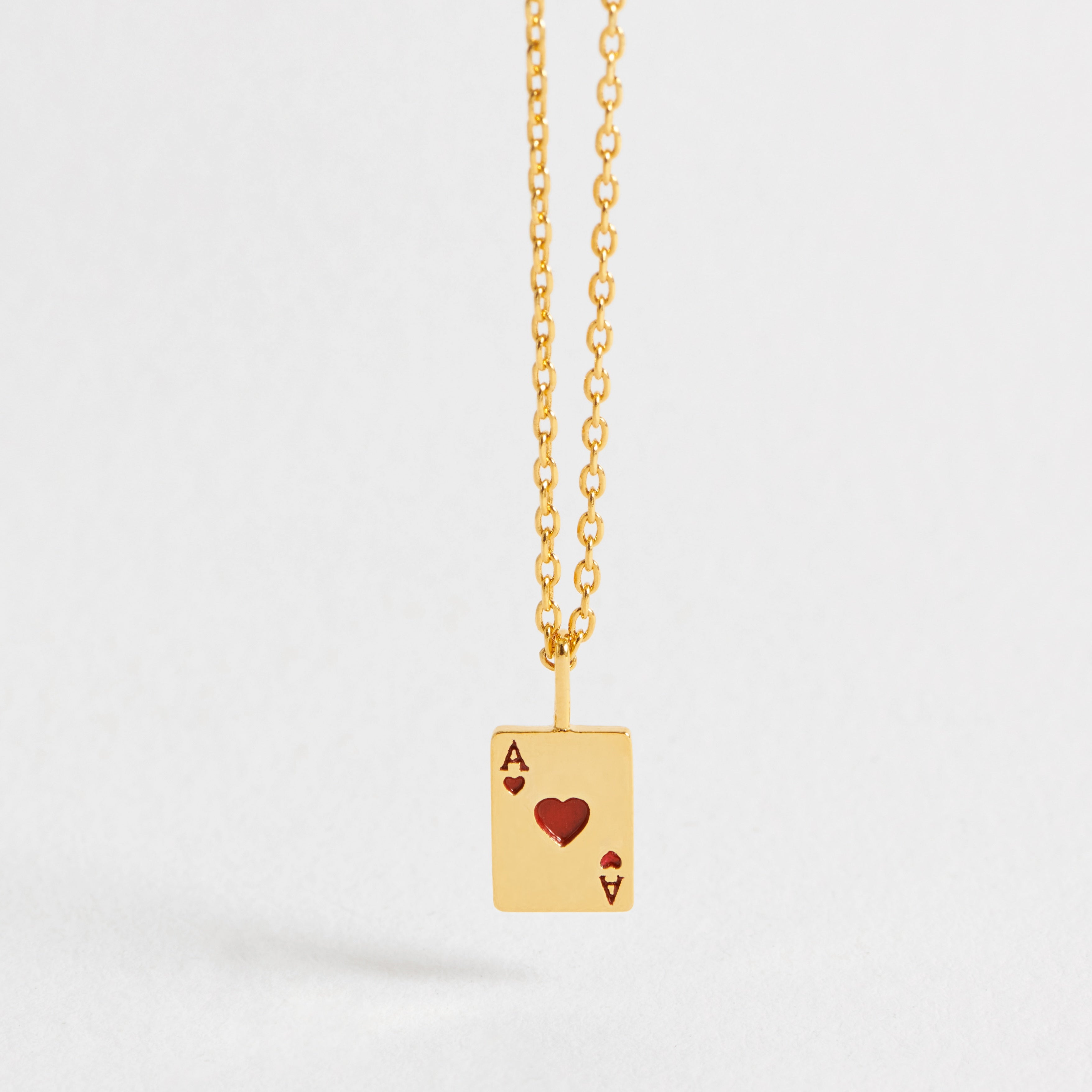 Ace of Hearts Necklace
