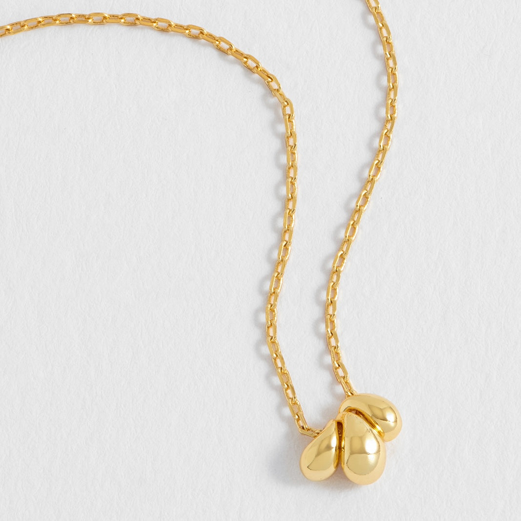Mini Tiered Droplet Necklace