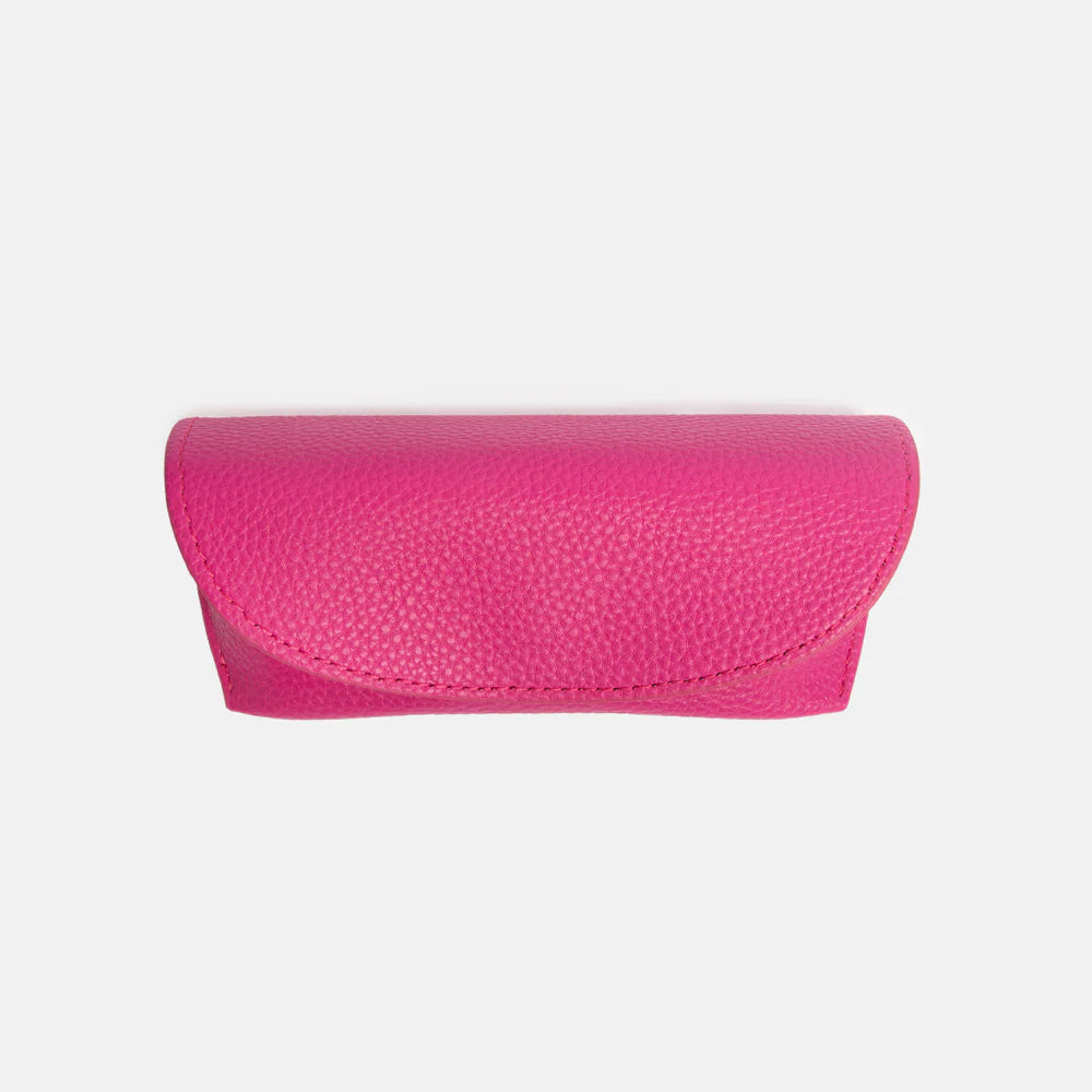 Fuchsia Pink Flap Glasses Case