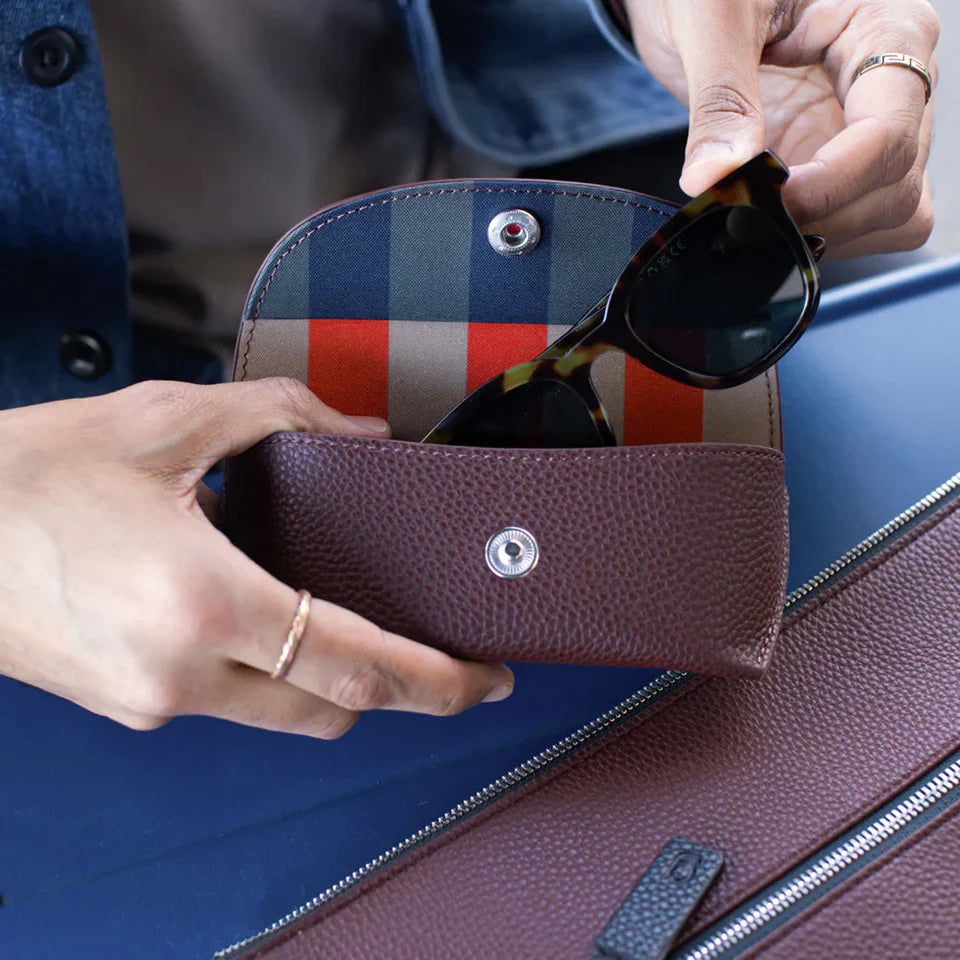 Wine Flap Glasses Case
