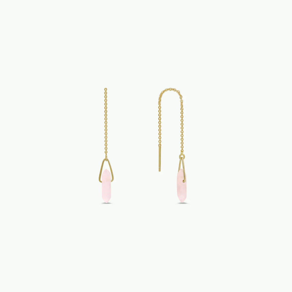 Gemstone Threader Earrings