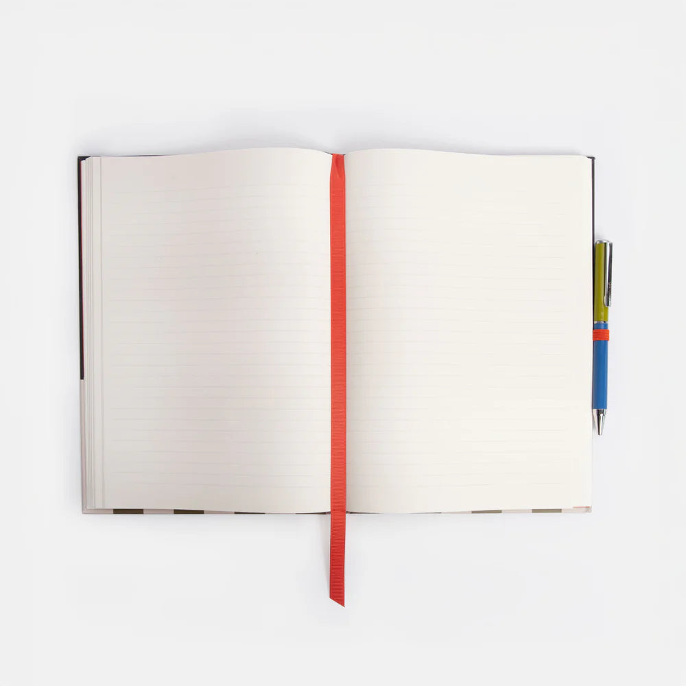 Block Stripe Casebound Notebook & Pen Set