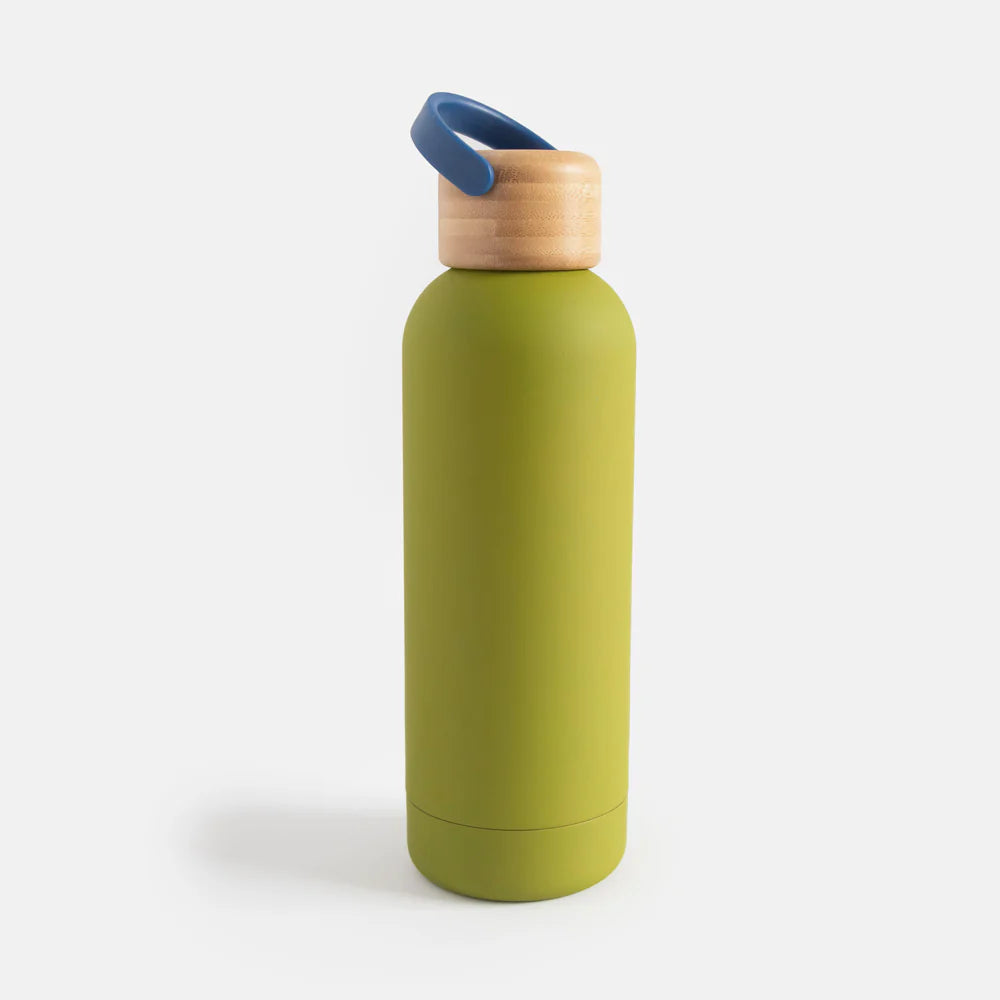 Moss Green Metal Water Bottle
