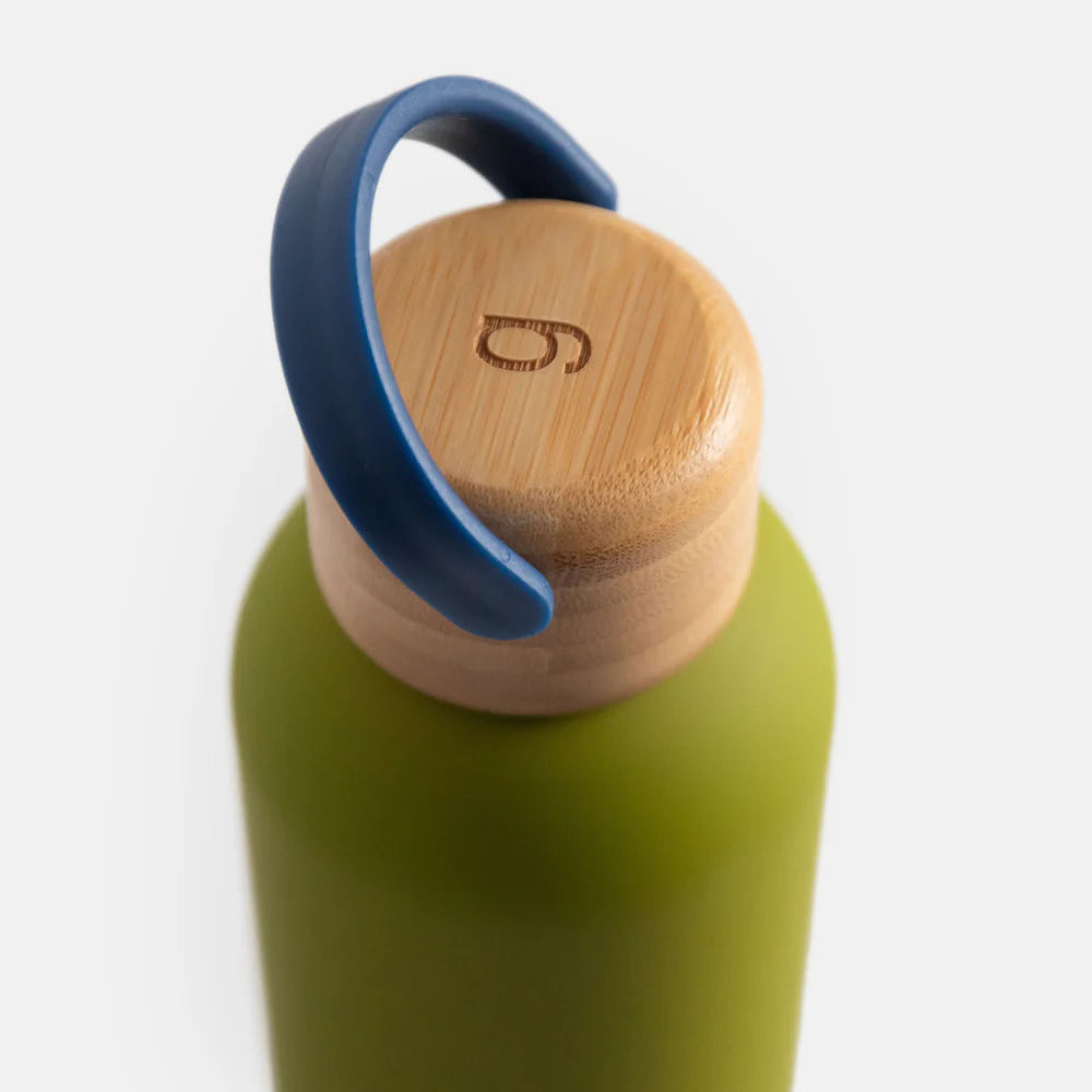 Moss Green Metal Water Bottle